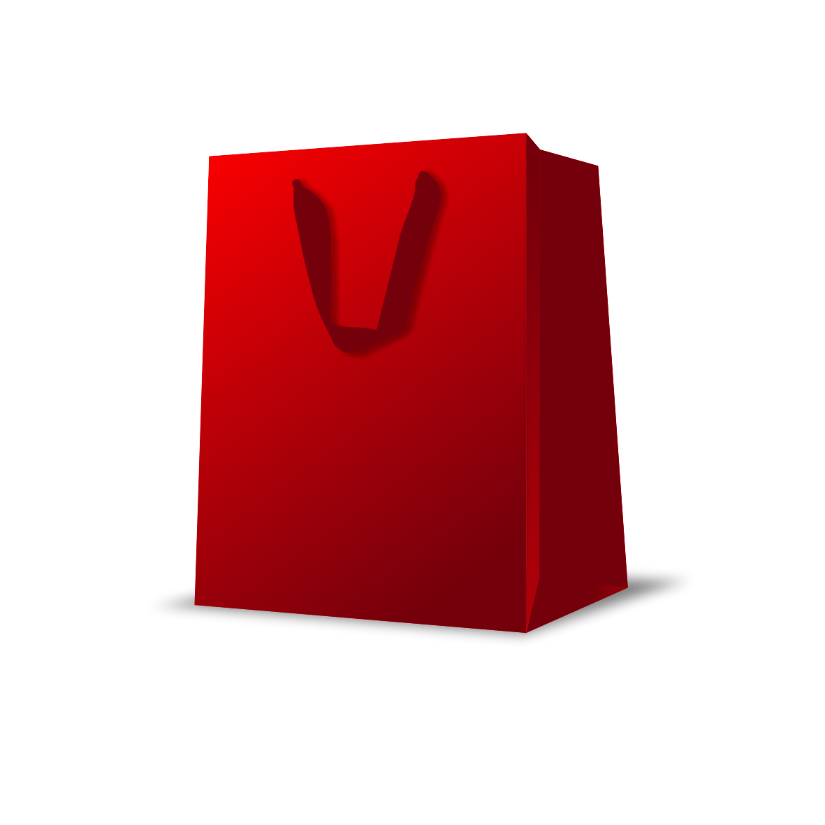 MFL20 - Sacola GG com verniz e alça cetim - Vermelho