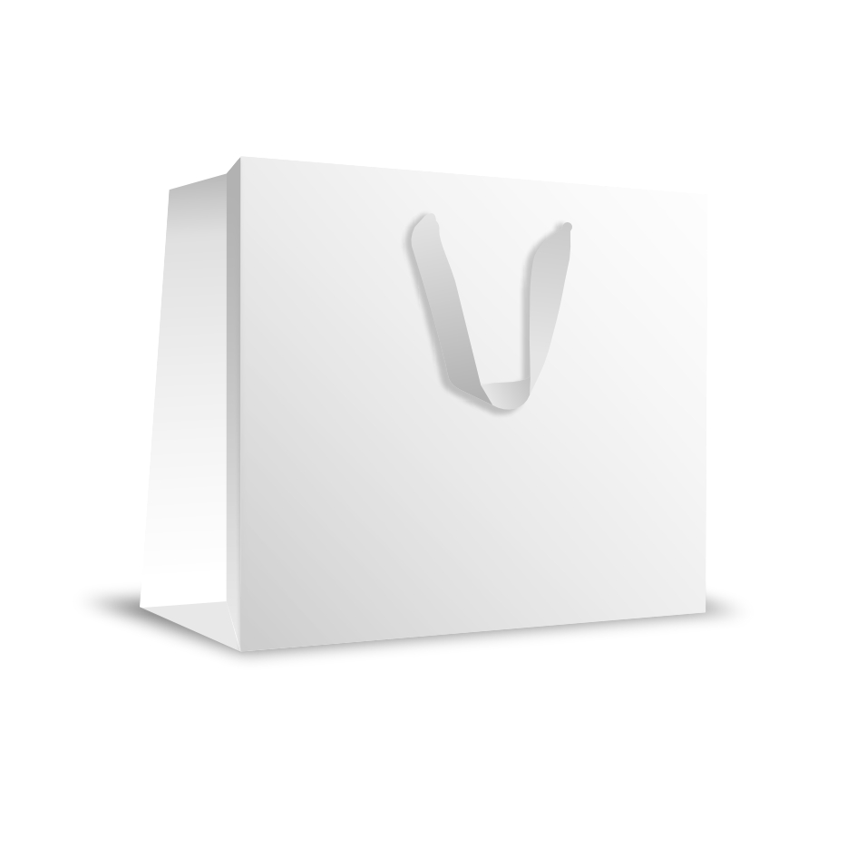 MFL38 - Sacola G com verniz e alça cetim - Branco