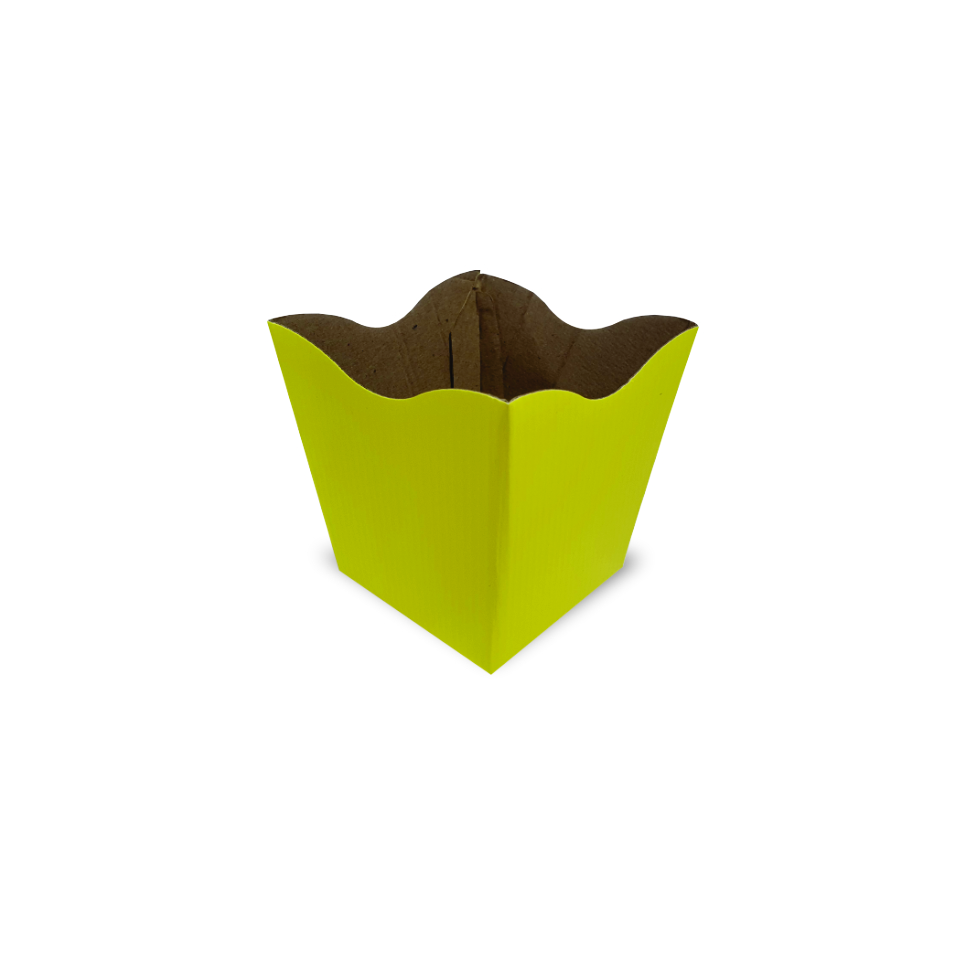 500M - Cachepô Médio Amarelo