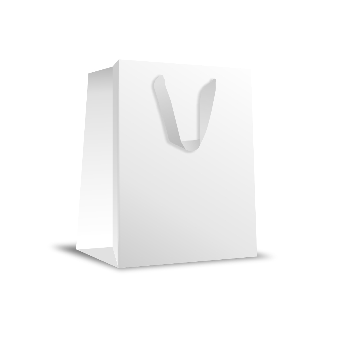 MFL18 - Sacola GG com verniz e alça cetim - Branco