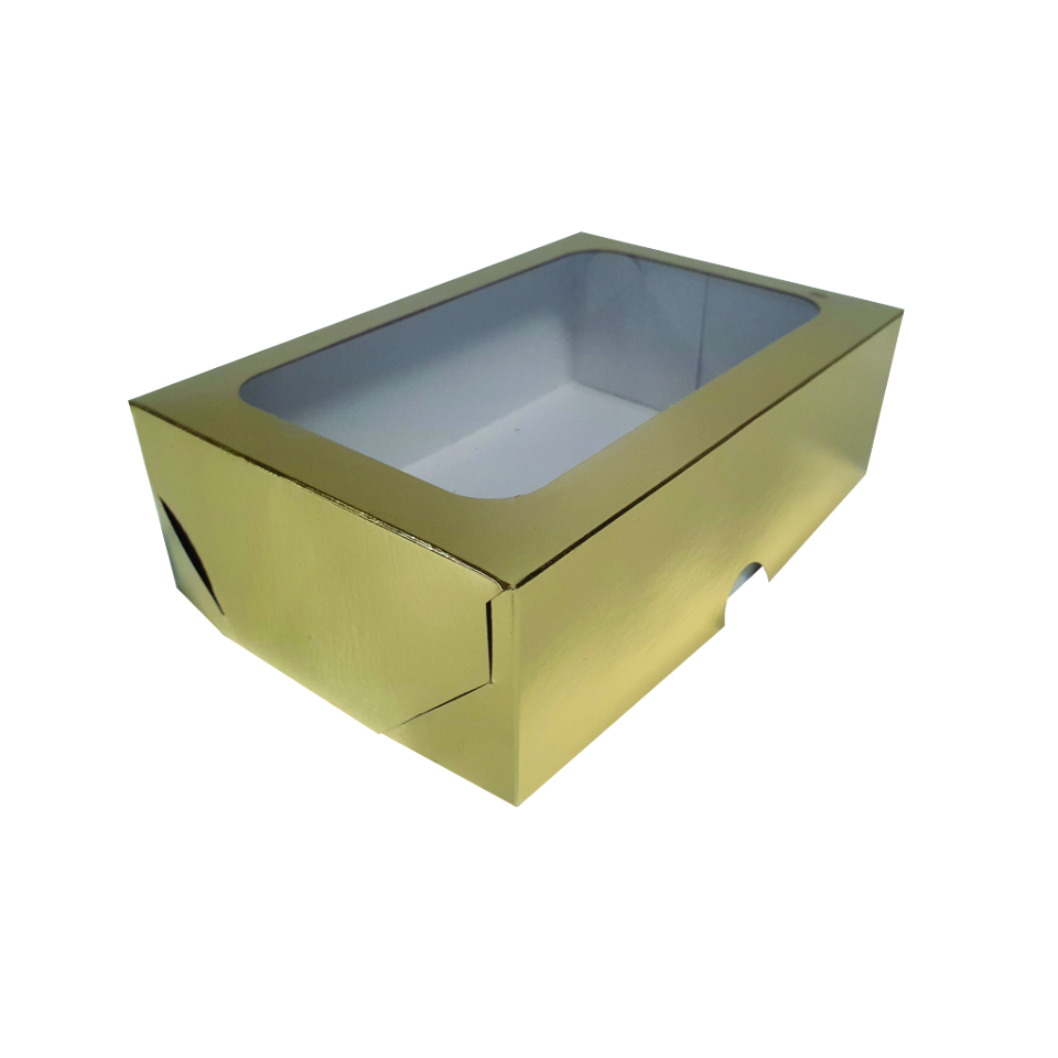 KB3A - Caixa com Visor Alta - Dourada