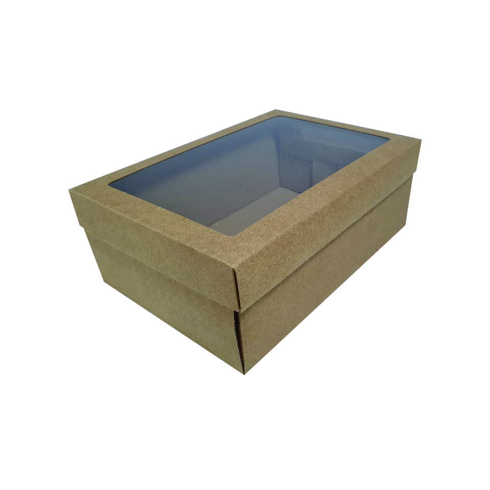 MF15 - Caixa com Visor - Kraft