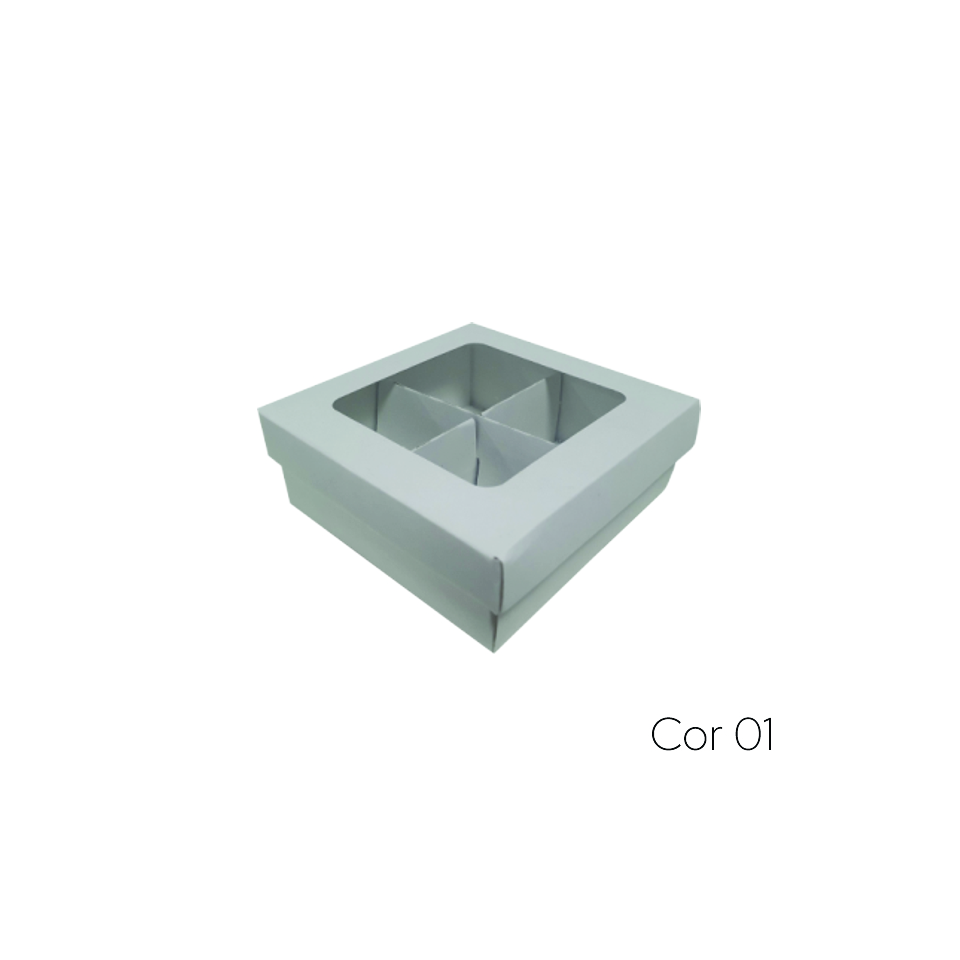 K124 - Caixa para 04 Brigadeiros