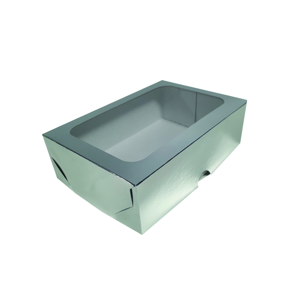 KB1A - Caixa com Visor Alta - Prata