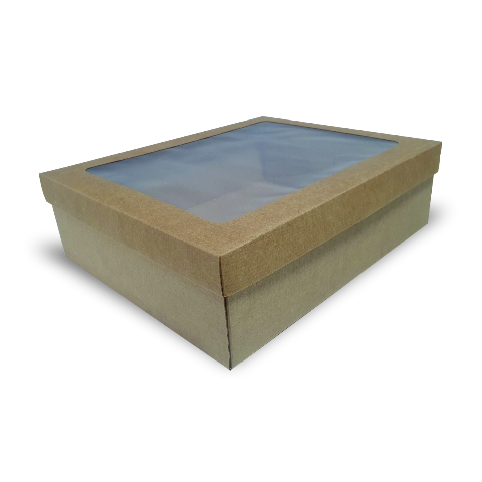 MFKV - Caixa com Visor - Kraft