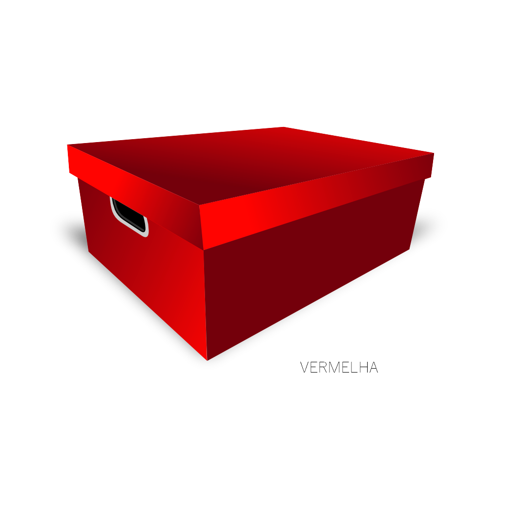 COG - Caixa organizadora Grande - Vermelha