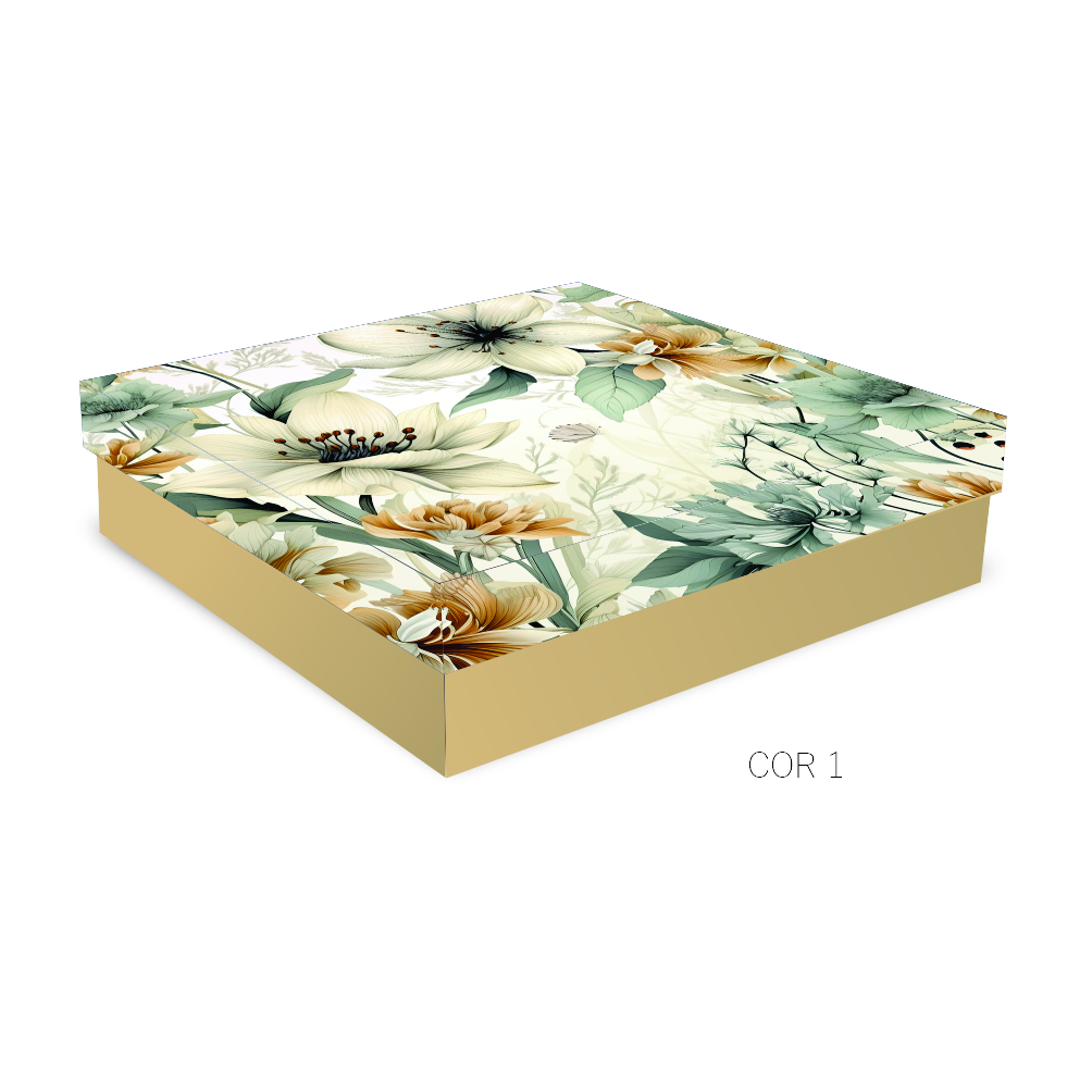 CPQG - Caixa presente quadrada G - Cor 1