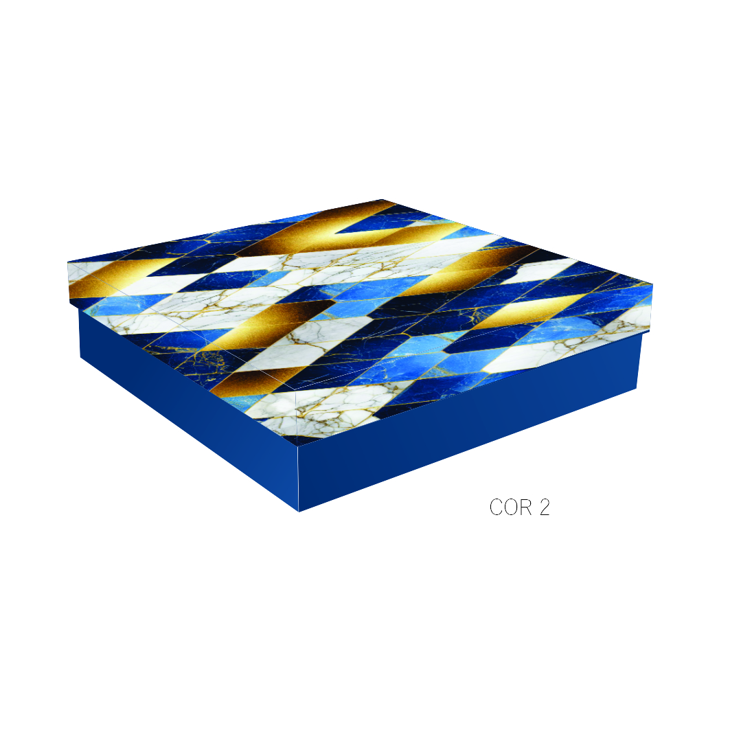 CPQG - Caixa presente quadrada G - Cor 2