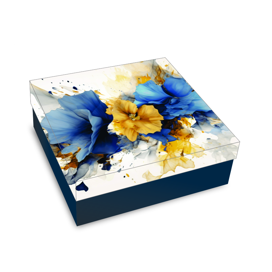 CPQM - Caixa presente quadrada média - Cor 02