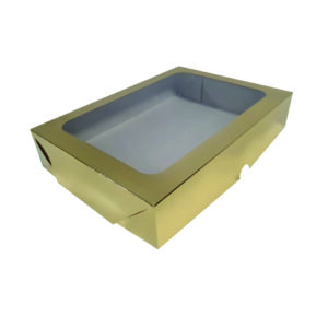 KB6 - Caixa com Visor - Dourada