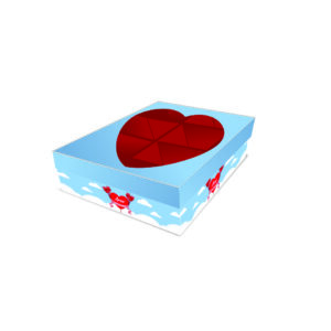 MN49 - Caixa para 6 Doces - Cor 4