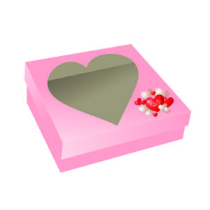 MN42 - Caixa Coração Vazado - Cor 1