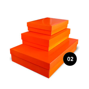 5500P - Caixa presente retangular gofrada P - Cor 02